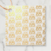 Red kinderen, red levens bedankjes labels (Voorkant)