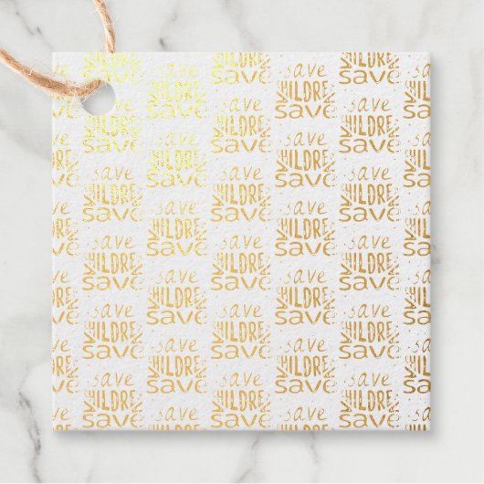 Red kinderen, red levens bedankjes labels (Voorkant)