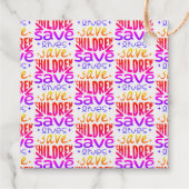 Red kinderen, red levens bedankjes labels (Achterkant)