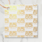 Red kinderen, red levens bedankjes labels (Voorkant)