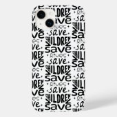 Red kinderen, red levens Case-Mate iPhone case (Achterkant)