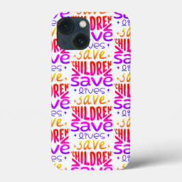 Red kinderen, red levens Case-Mate iPhone case
