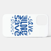 Red kinderen, red levens Case-Mate iPhone case (Achterkant (horizontaal))