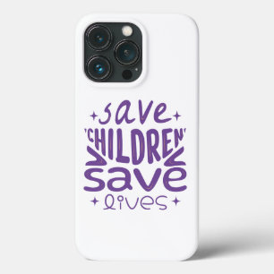 Red kinderen, red levens Case-Mate iPhone case