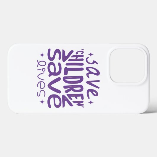 Red kinderen, red levens Case-Mate iPhone case (Achterkant (horizontaal))