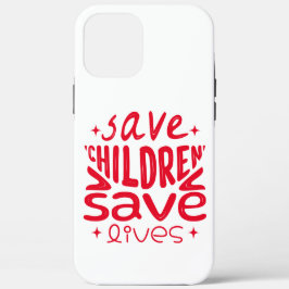 Red kinderen, red levens Case-Mate iPhone case