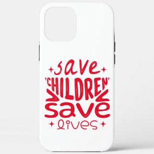 Red kinderen, red levens Case-Mate iPhone case