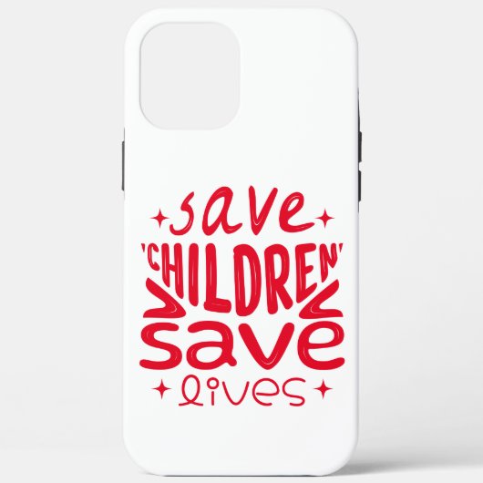Red kinderen, red levens Case-Mate iPhone case (Achterkant)