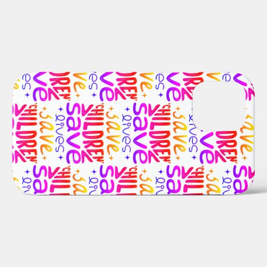 Red kinderen, red levens Case-Mate iPhone case (Achterkant (horizontaal))