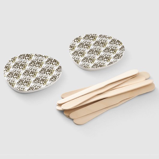 Red kinderen, red levens handwaaier (Niet-gemonteerd)