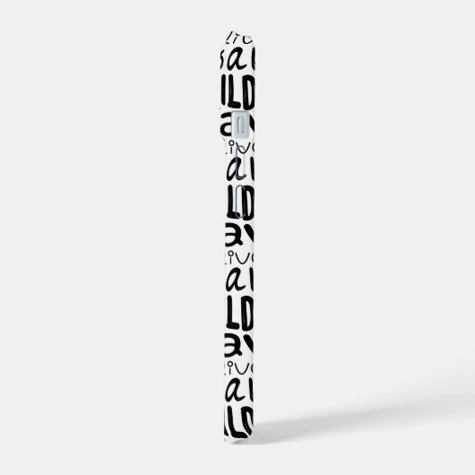 Red kinderen, red levens iPhone 15 case (Linkerkant)