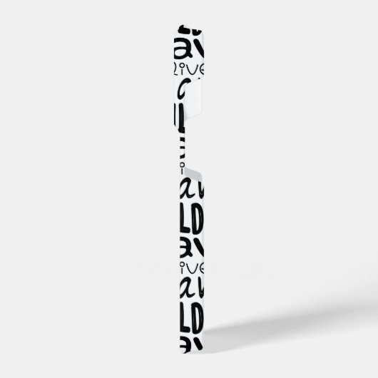 Red kinderen, red levens iPhone hoesje (Linkerkant)