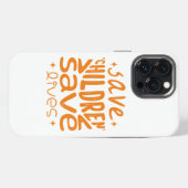 Red Kinderen, Red Levens iPhone Hoesje (Achterkant horizontaal)