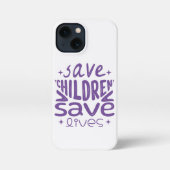 Red kinderen, red levens iPhone hoesje (Achterkant)