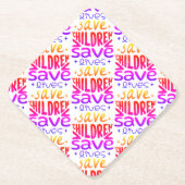 Red kinderen, red levens kartonnen onderzetters (Voorkant)