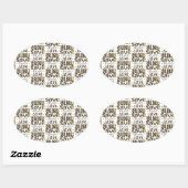 Red kinderen, red levens ovale sticker (Vel)