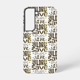 Red kinderen, red levens samsung galaxy hoesje