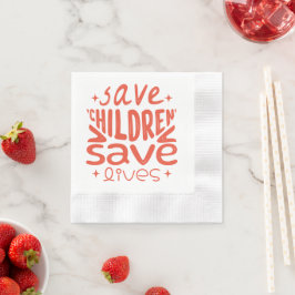 Red kinderen, red levens servet