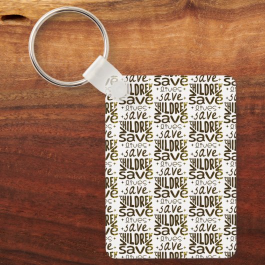 Red kinderen, red levens sleutelhanger (Voorkant)