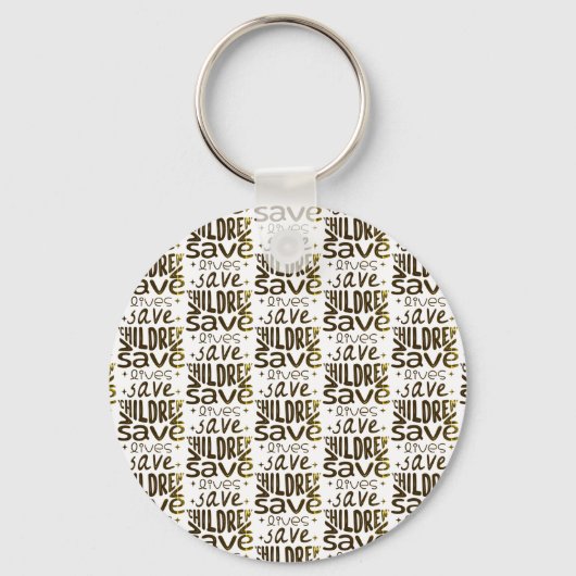 Red kinderen, red levens sleutelhanger (Achterkant)