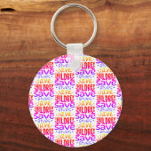 Red kinderen, red levens sleutelhanger (Achterkant)