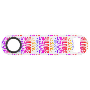 Red kinderen, red levens speed flessenopener