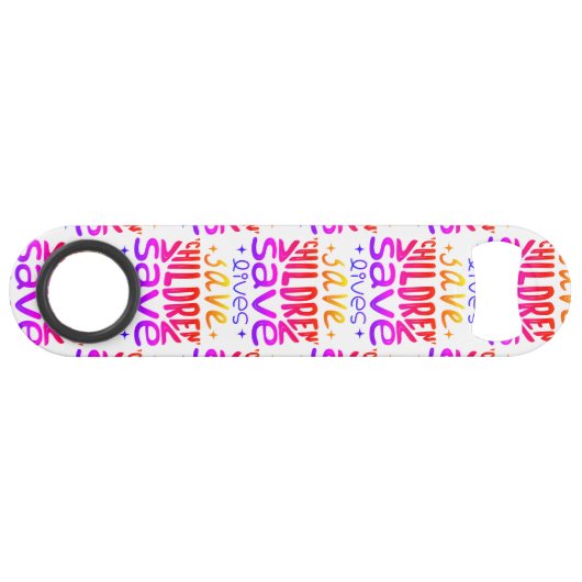 Red kinderen, red levens speed flessenopener (Voorkant (Horizontaal))