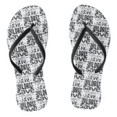 Red kinderen, red levens teenslippers (Voetbed)