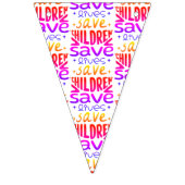 Red kinderen, red levens vlaggetjes (Derde vlag)