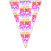 Red kinderen, red levens vlaggetjes (Eerste vlag)