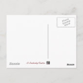 Red King Humbert Canna Lilies Briefkaart (Achterkant)