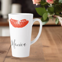 Red Kiss Lips Lipstick op maat