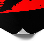 Red Kiss Poster (Hoek)