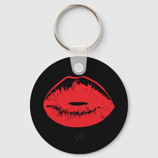 Red Kiss-toets Sleutelhanger (Voorkant)