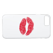 Red Kissons Lips Case-Mate iPhone Case (Achterkant (Horizontaal))