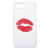 Red Kissons Lips Case-Mate iPhone Case (Achterkant)