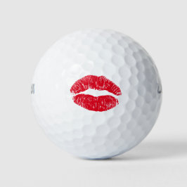 Red Kissons Lips Golfballen