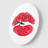 Red Kissons Lips Grote Klok (Hoek)