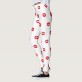 Red Kissons Lips Leggings (Links)