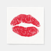 Red Kissons Lips Servetten (Voorkant)