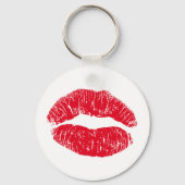 Red Kissons Lips Sleutelhanger (Voorkant)