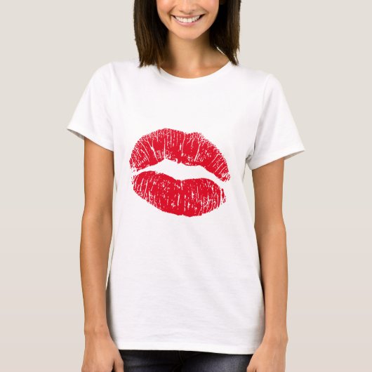 Red Kissons Lips T-shirt (Voorkant)