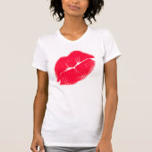 Red Kissy Lips T-shirt (Voorkant)
