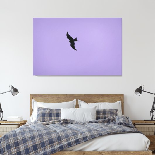 Red Kite In Flight Canvas Afdruk (Insitu (Slaapkamer))