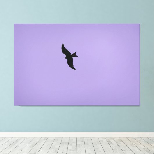 Red Kite In Flight Canvas Afdruk (Insitu (Houten vloer))