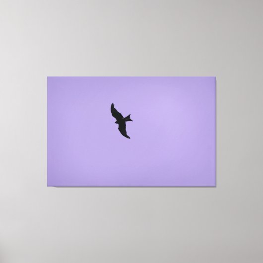 Red Kite In Flight Canvas Afdruk (Voorkant)