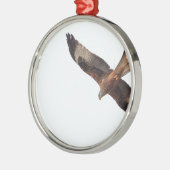 Red Kite in Sky Metalen Ornament (Links)