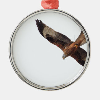 Red Kite in Sky Metalen Ornament
