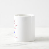 Red Kite Pattern Coffee Cup Koffiemok (Center)