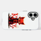 Red Kitty Cat Phone Case (Achterkant (horizontaal))